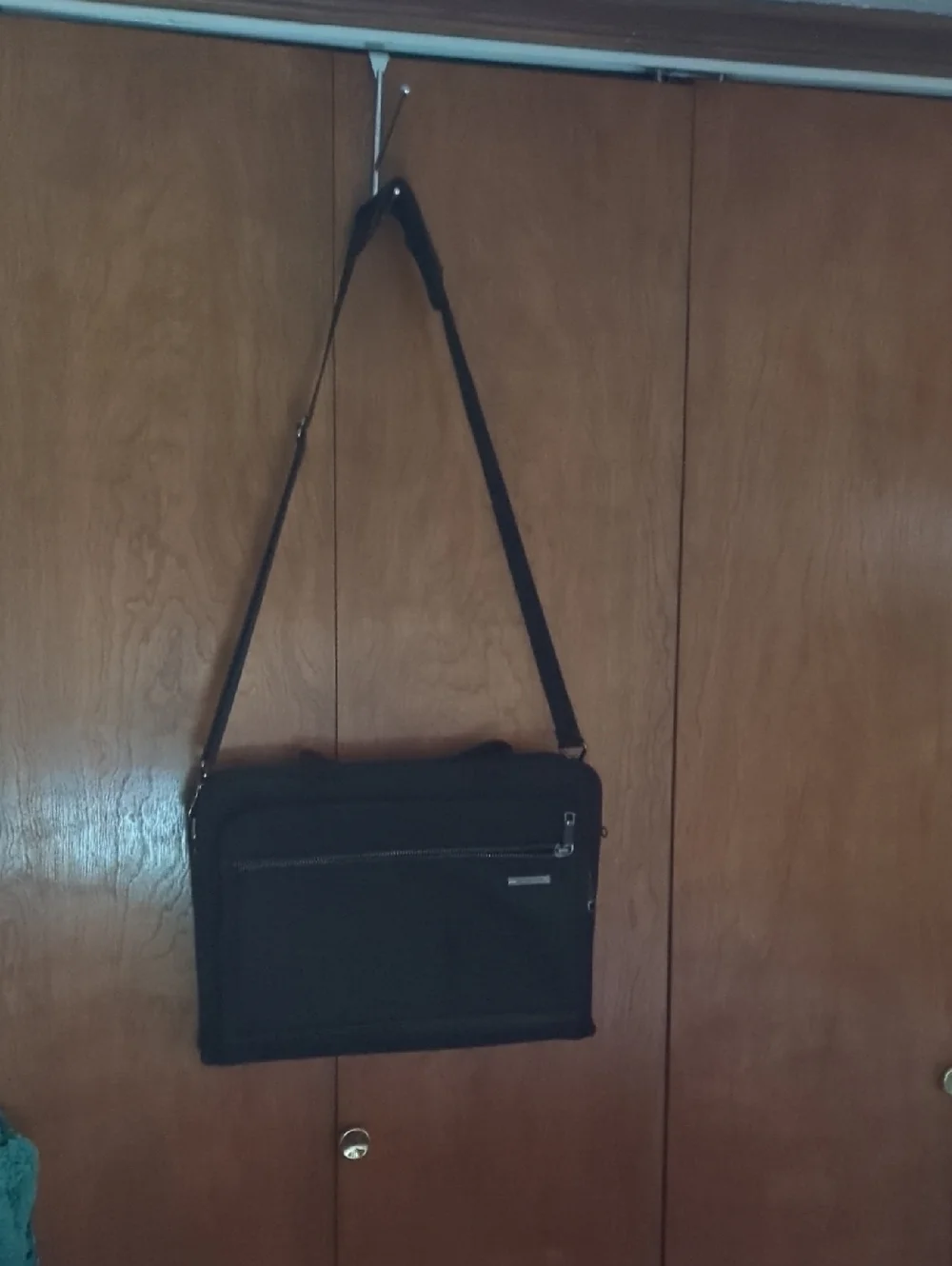 Black Laptop Bag with Adjustable Strap